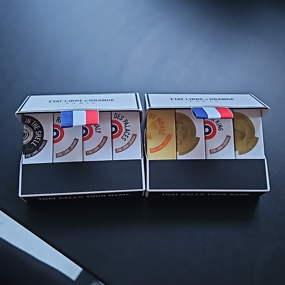 Etat sample kit- 8 perfumes vials tried once